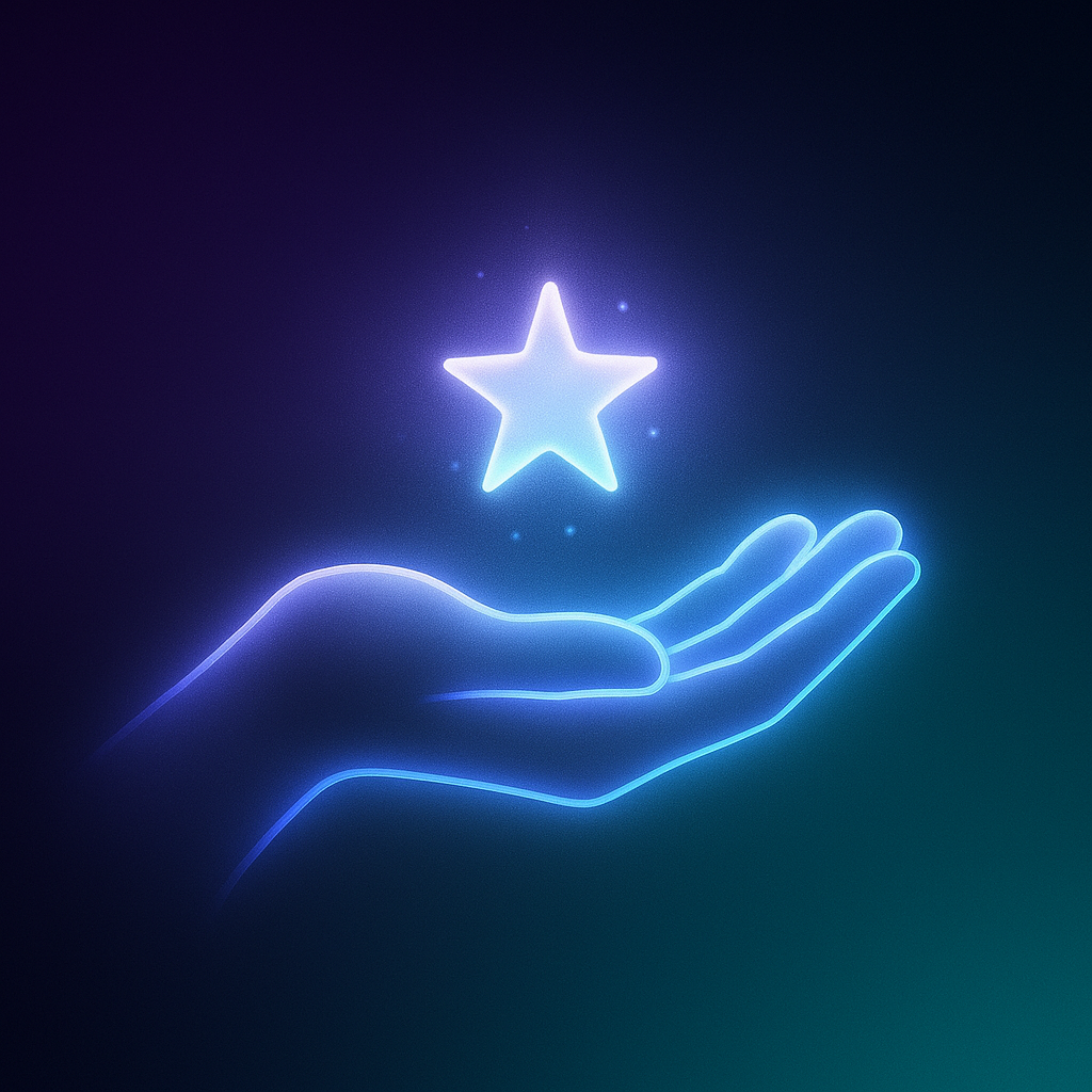 Lumina — ruka se světlem